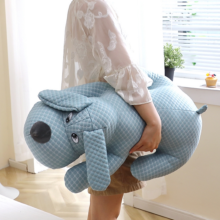 91家纺网 家纺一手货源 找家纺 （总）糖果枕芯 2025新款玩偶凉感趴趴狗玩具抱枕陪睡安抚