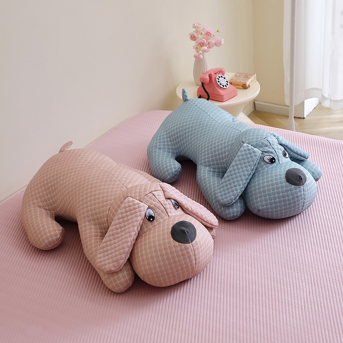 91家纺网 家纺一手货源 找家纺 （总）糖果枕芯 2025新款玩偶凉感趴趴狗玩具抱枕陪睡安抚