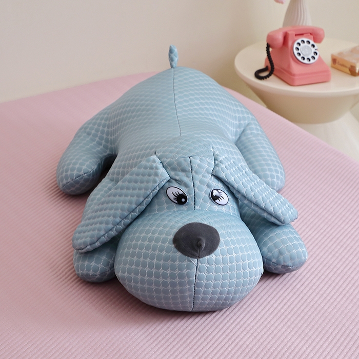 91家纺网 家纺一手货源 找家纺 （总）糖果枕芯 2025新款玩偶凉感趴趴狗玩具抱枕陪睡安抚