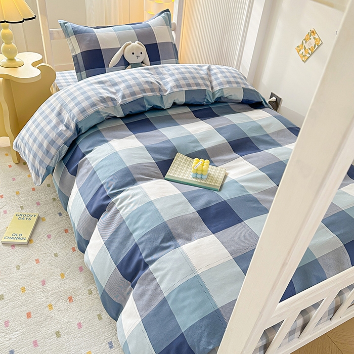 91家纺网 家纺一手货源 找家纺 （总）天之爱 2025新款开学季0.9床纯棉学生床笠三件套