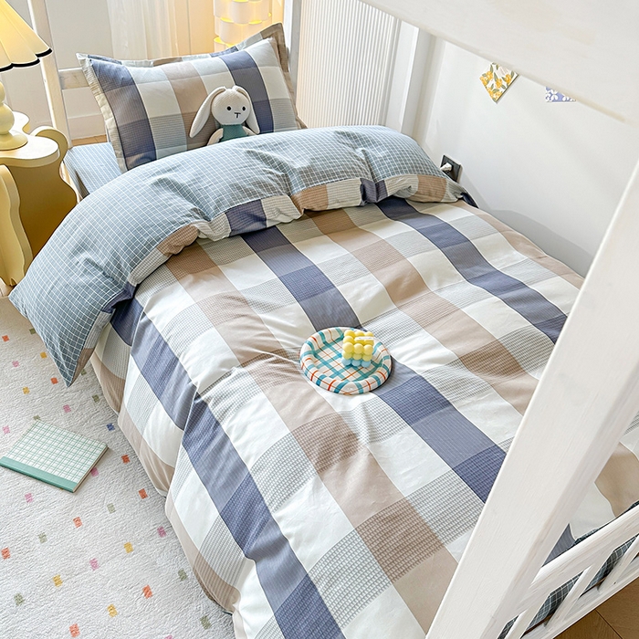 91家纺网 家纺一手货源 找家纺 （总）天之爱 2025新款开学季0.9床纯棉学生床笠三件套