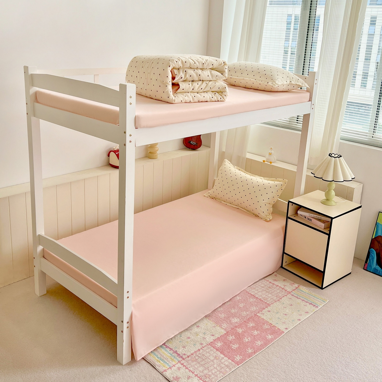 91家纺网 家纺一手货源 找家纺 （总）楠沐家纺 2025新款格子系列亲肤磨毛芦荟棉宿舍学生三件套四件套