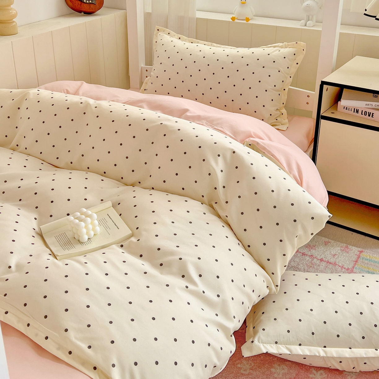 91家纺网 家纺一手货源 找家纺 （总）楠沐家纺 2025新款格子系列亲肤磨毛芦荟棉宿舍学生三件套四件套