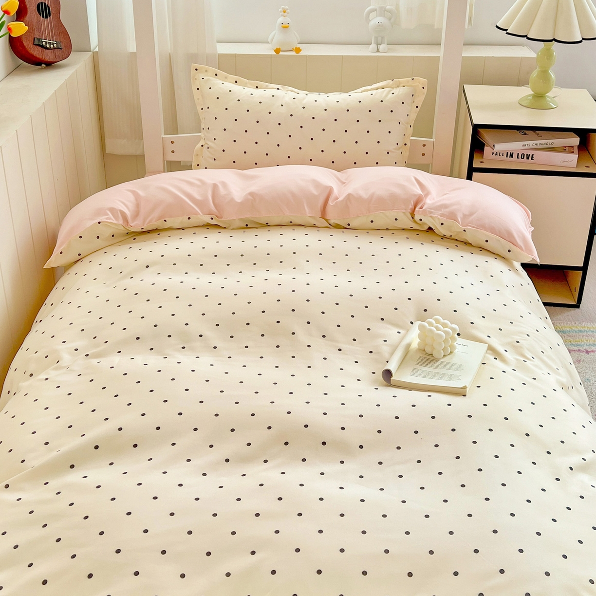 91家纺网 家纺一手货源 找家纺 （总）楠沐家纺 2025新款格子系列亲肤磨毛芦荟棉宿舍学生三件套四件套