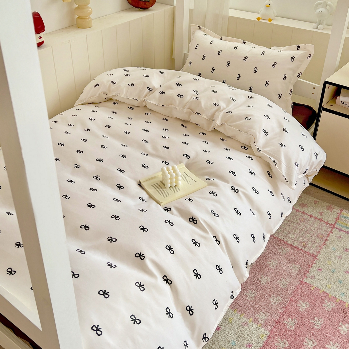 91家纺网 家纺一手货源 找家纺 （总）楠沐家纺 2025新款格子系列亲肤磨毛芦荟棉宿舍学生三件套四件套