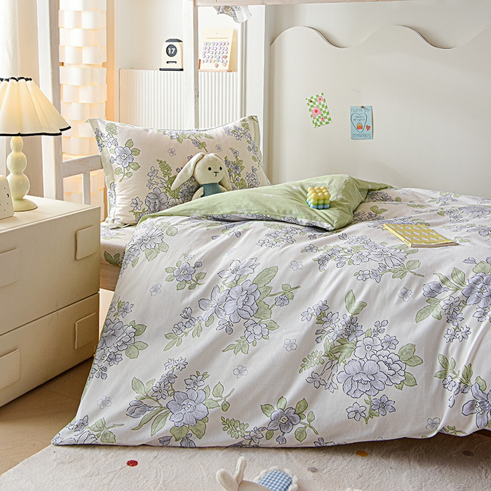 91家纺网 家纺一手货源 找家纺 （总）天之爱 2025新款全棉纯棉学生上下铺宿舍三件套多件套六件套第二批