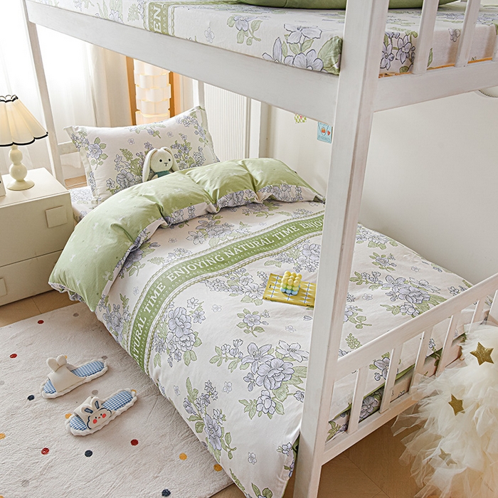 91家纺网 家纺一手货源 找家纺 （总）天之爱 2025新款全棉纯棉学生上下铺宿舍三件套多件套六件套第二批