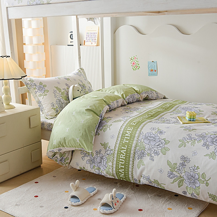 91家纺网 家纺一手货源 找家纺 （总）天之爱 2025新款全棉纯棉学生上下铺宿舍三件套多件套六件套第二批