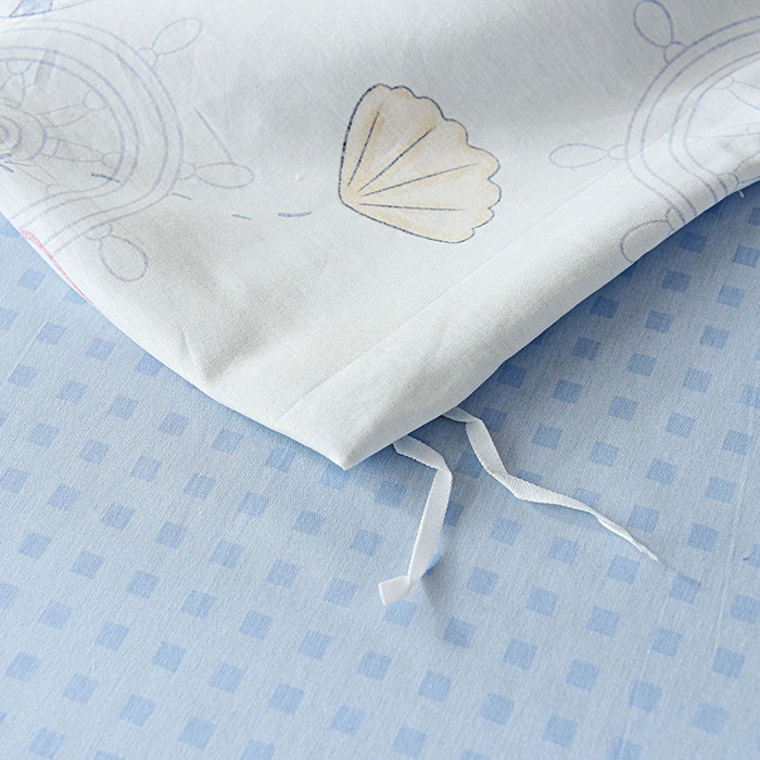 91家纺网 家纺一手货源 找家纺 天之爱 2025新款全棉纯棉学生上下铺宿舍三件套多件套六件套第二批 航海小熊