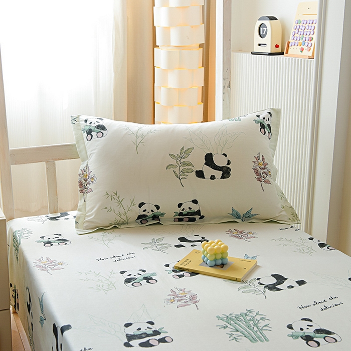 91家纺网 家纺一手货源 找家纺 天之爱 2025新款全棉纯棉学生上下铺宿舍三件套多件套六件套第二批 小胖球