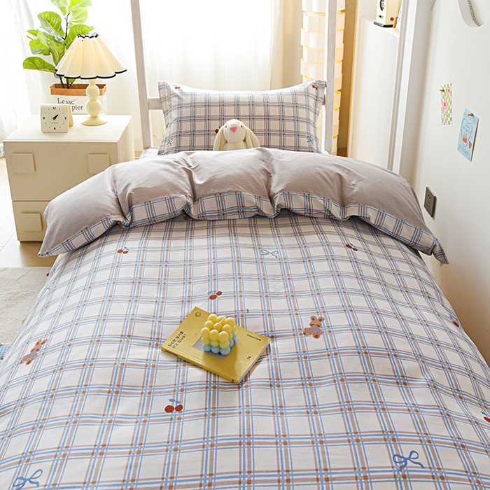 91家纺网 家纺一手货源 找家纺 天之爱 2025新款全棉纯棉学生上下铺宿舍三件套多件套六件套第二批 卡诺奇