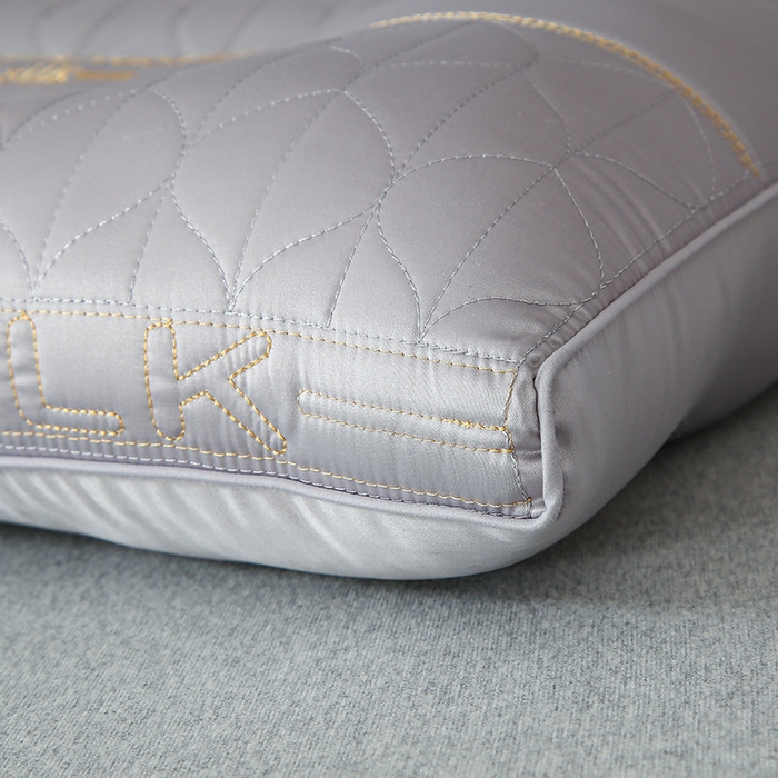 91家纺网 家纺一手货源 找家纺 （总）蝶飞舞 2025新款豪华水光真丝乳胶层枕头枕芯 莫代尔水光真丝枕头枕芯