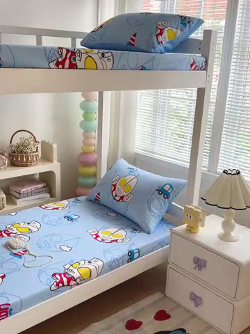 91家纺网 家纺一手货源 找家纺 名兮家居 2025-奥特曼-三丽鸥全棉13372学生床上下铺床笠【含防伪标】 奥特兄弟