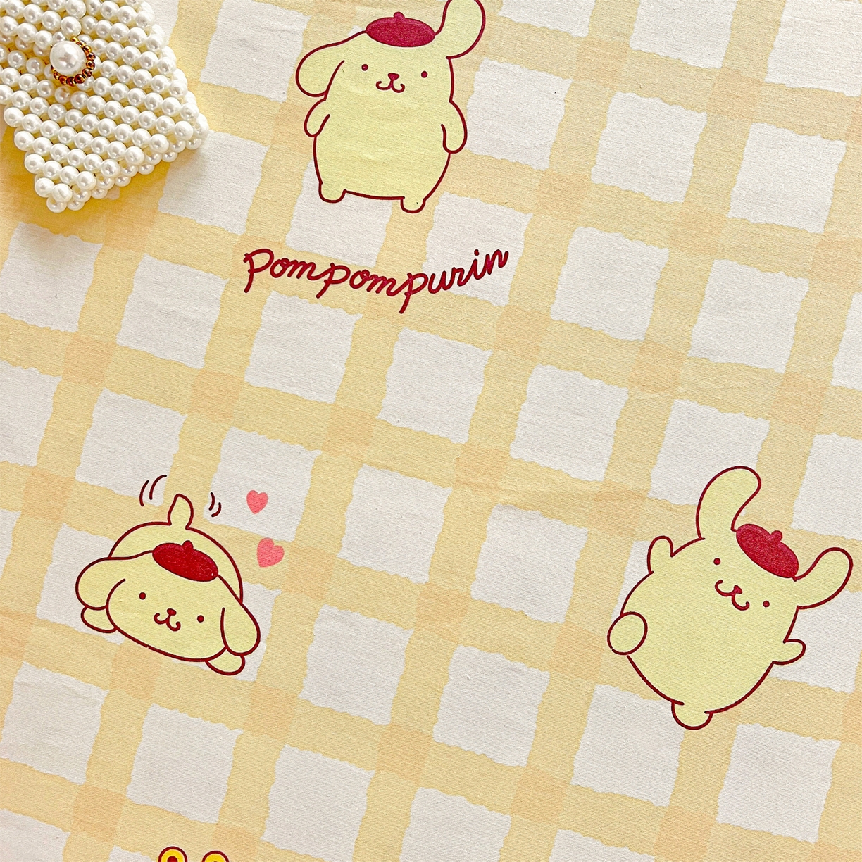 91家纺网 家纺一手货源 找家纺 名兮家居 2025-奥特曼-三丽鸥全棉13372学生床上下铺床笠【含防伪标】 可可布丁狗