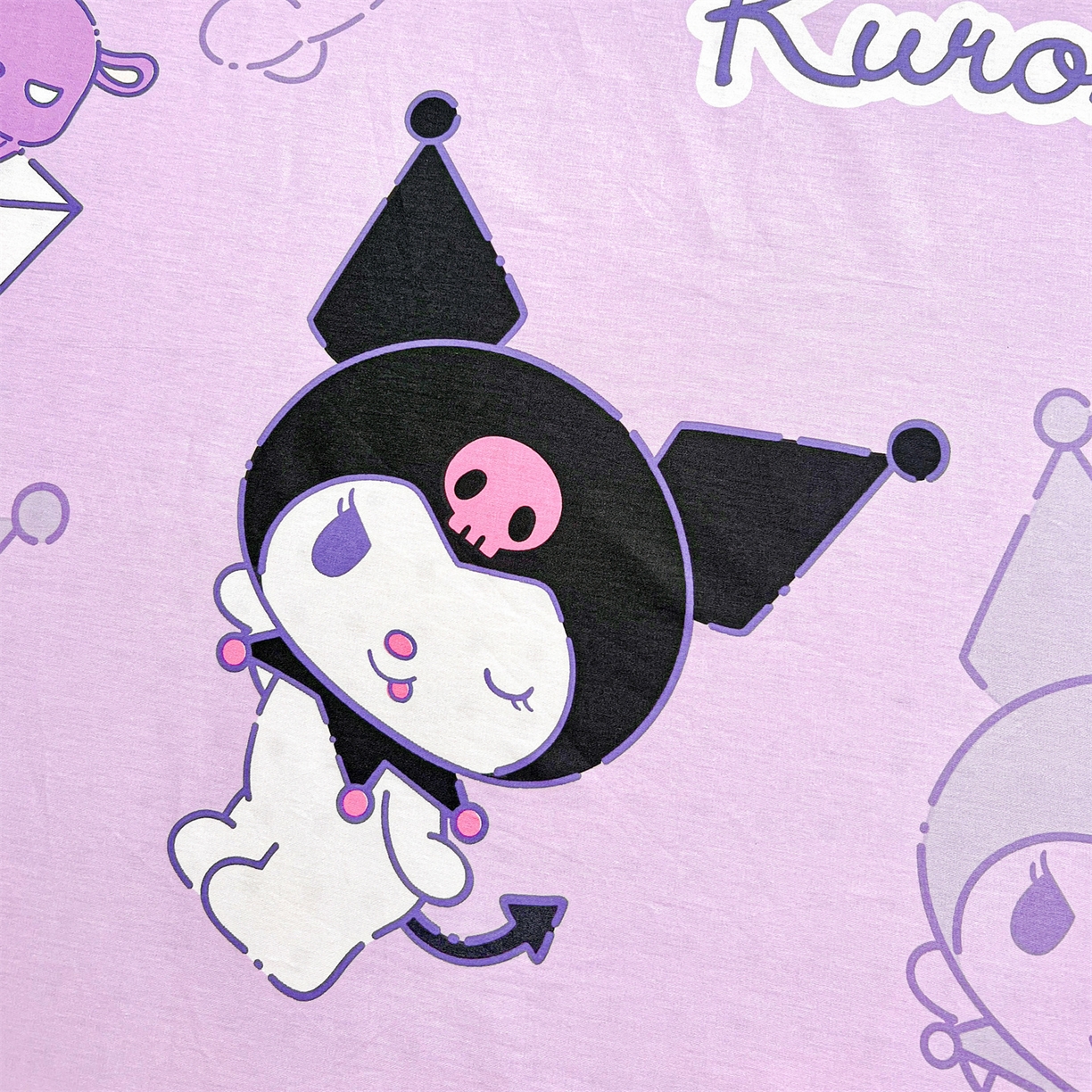 91家纺网 家纺一手货源 找家纺 名兮家居 2025-奥特曼-三丽鸥全棉13372学生床上下铺床笠【含防伪标】 情书库洛米