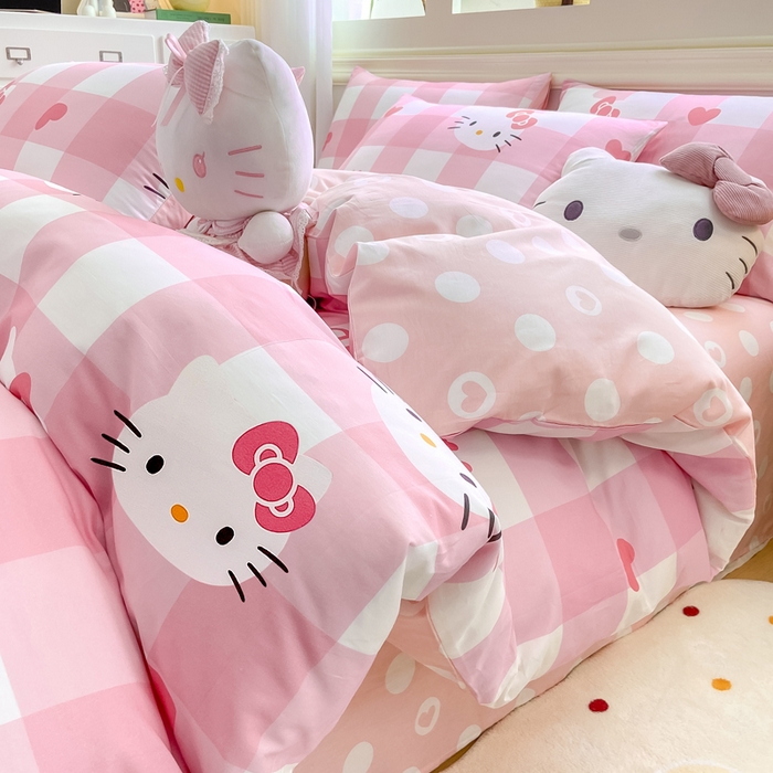 91家纺网 家纺一手货源 找家纺 （总）博雅 2025新款全棉三丽鸥全棉四件套-小版