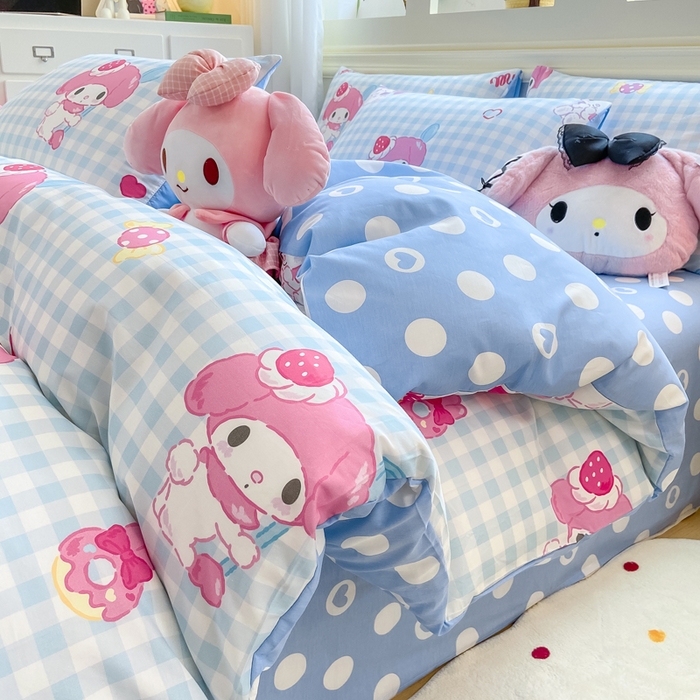 91家纺网 家纺一手货源 找家纺 （总）博雅 2025新款全棉三丽鸥全棉四件套-小版