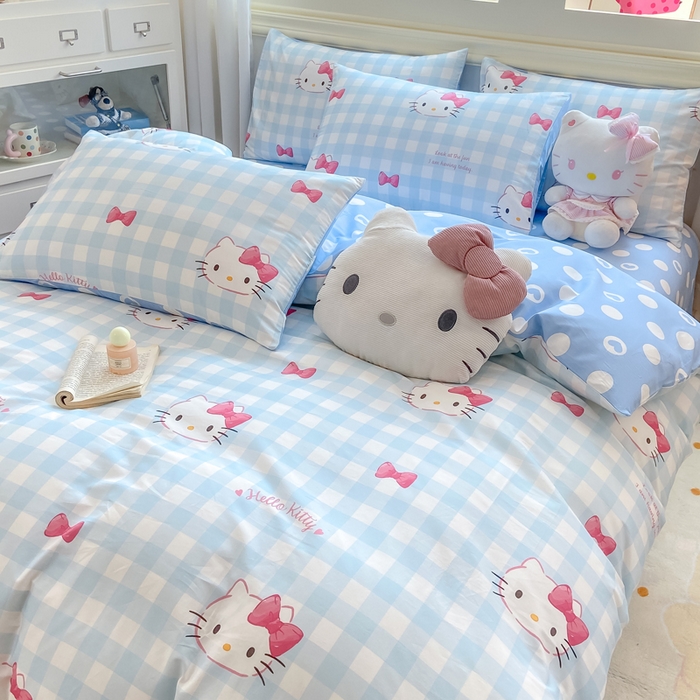 91家纺网 家纺一手货源 找家纺 （总）博雅 2025新款全棉三丽鸥全棉四件套-小版