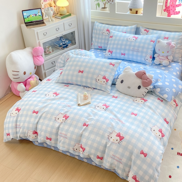 91家纺网 家纺一手货源 找家纺 （总）博雅 2025新款全棉三丽鸥全棉四件套-小版