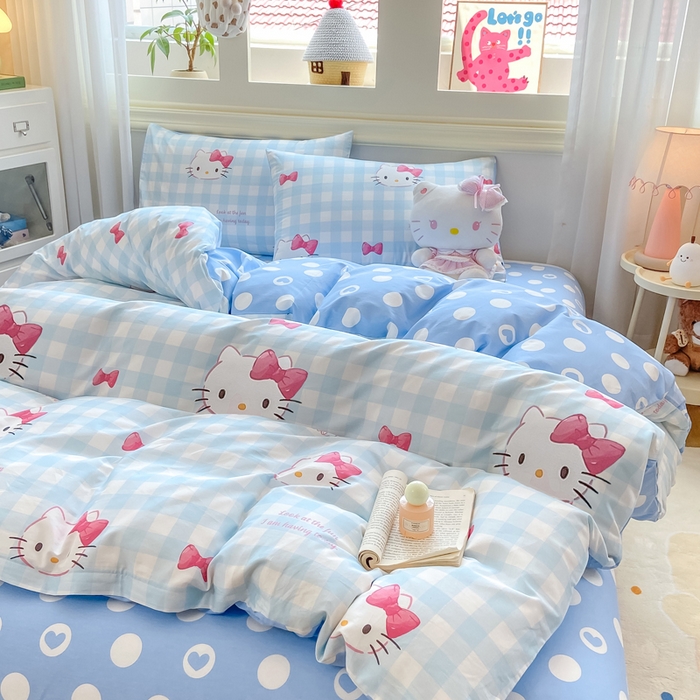 91家纺网 家纺一手货源 找家纺 （总）博雅 2025新款全棉三丽鸥全棉四件套-小版