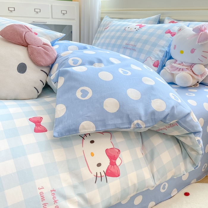 91家纺网 家纺一手货源 找家纺 （总）博雅 2025新款全棉三丽鸥全棉四件套-小版