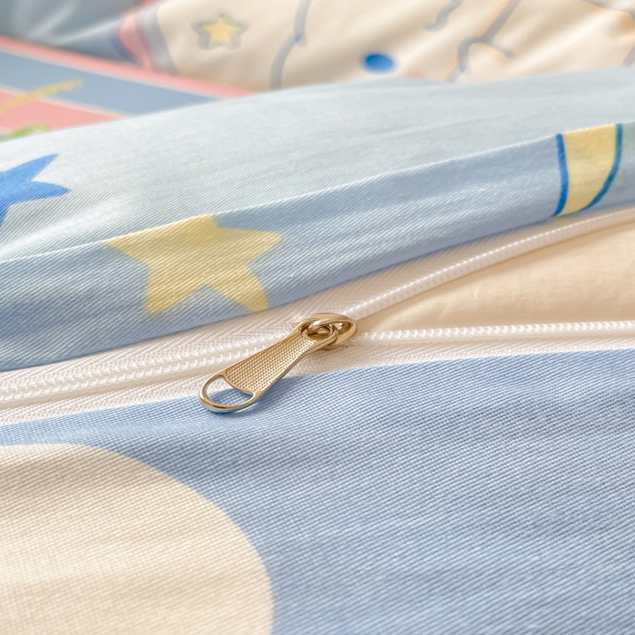 91家纺网 家纺一手货源 找家纺 博雅 2025新款全棉三丽鸥全棉四件套-小版 玉桂狗