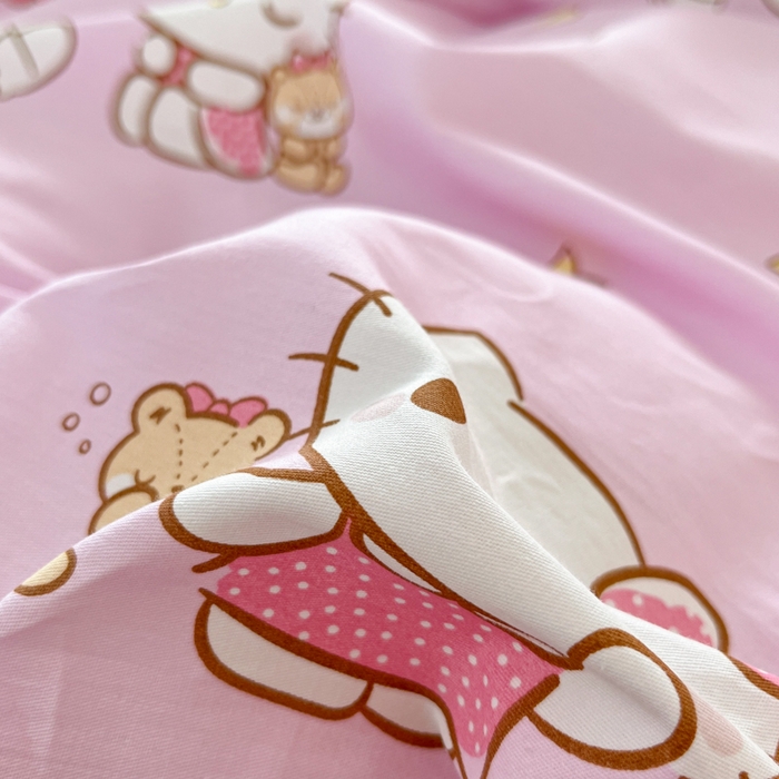 91家纺网 家纺一手货源 找家纺 博雅 2025新款全棉三丽鸥全棉四件套-小版 小星星KT