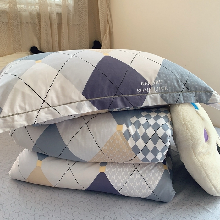 91家纺网 家纺一手货源 找家纺 莱豫家纺 2025春夏新款学生季全棉纯棉印花上下铺三件套学生宿舍三件套 拉斯图