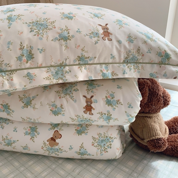 91家纺网 家纺一手货源 找家纺 莱豫家纺 2025春夏新款学生季全棉纯棉印花上下铺三件套学生宿舍三件套 奶油星云