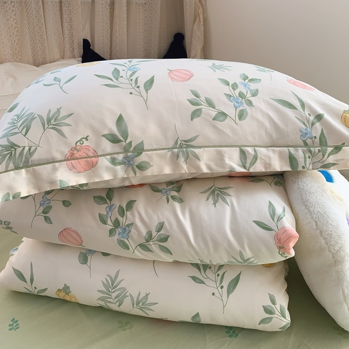 91家纺网 家纺一手货源 找家纺 莱豫家纺 2025春夏新款学生季全棉纯棉印花上下铺三件套学生宿舍三件套 轻婉花语