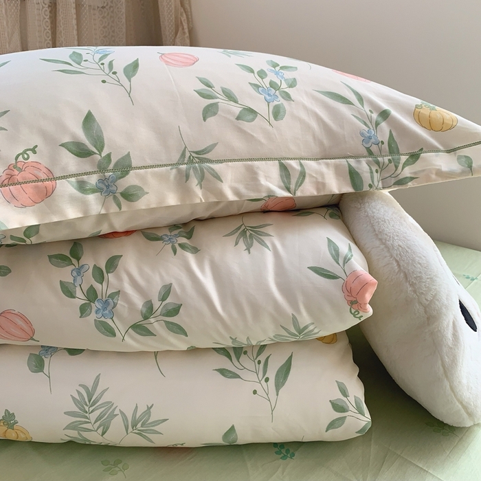 91家纺网 家纺一手货源 找家纺 莱豫家纺 2025春夏新款学生季全棉纯棉印花上下铺三件套学生宿舍三件套 轻婉花语