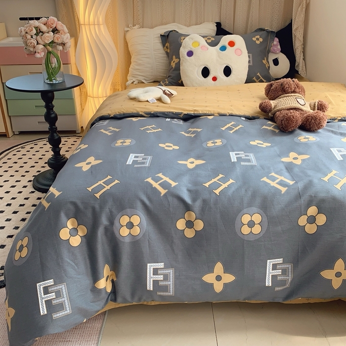 91家纺网 家纺一手货源 找家纺 莱豫家纺 2025春夏新款学生季全棉纯棉印花上下铺三件套学生宿舍三件套 维纳斯