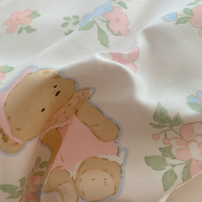 91家纺网 家纺一手货源 找家纺 莱豫家纺 2025春夏新款学生季全棉纯棉印花上下铺三件套学生宿舍三件套 熊熊花语