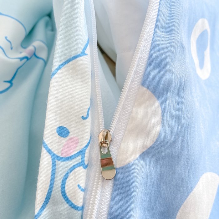 91家纺网 家纺一手货源 找家纺 博雅 2025新款全棉三丽鸥全棉四件套-小版 满版玉桂狗