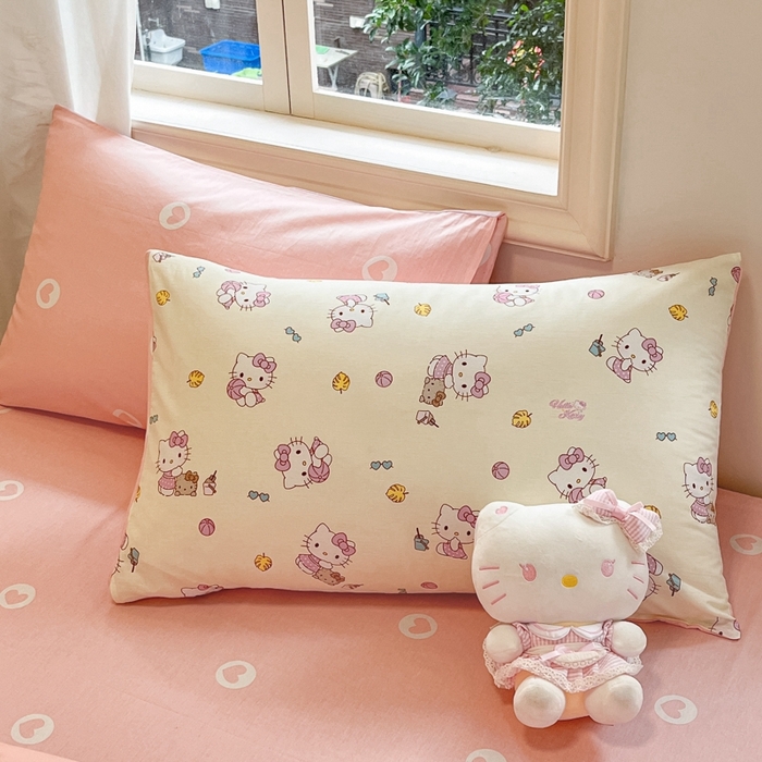 91家纺网 家纺一手货源 找家纺 博雅 2025新款全棉三丽鸥全棉四件套-小版 可爱KT