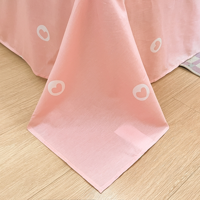 91家纺网 家纺一手货源 找家纺 博雅 2025新款全棉三丽鸥全棉四件套-小版 粉色爱心美乐蒂