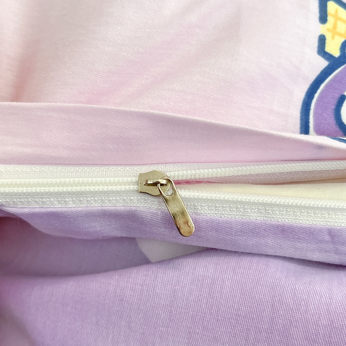 91家纺网 家纺一手货源 找家纺 博雅 2025新款全棉三丽鸥全棉四件套-小版 多彩库洛米AB版