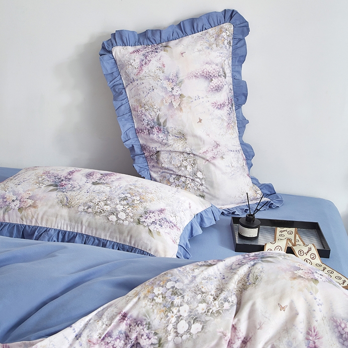 91家纺网 家纺一手货源 找家纺 金纱玉纺家纺 2025韩版数码印花加厚100%棉四件套 华美-彐