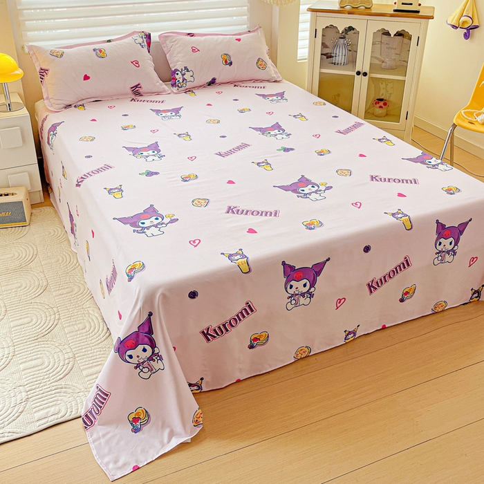 91家纺网 家纺一手货源 找家纺 （总）布可家纺 2025新款小清新时尚印花水洗磨毛四件套