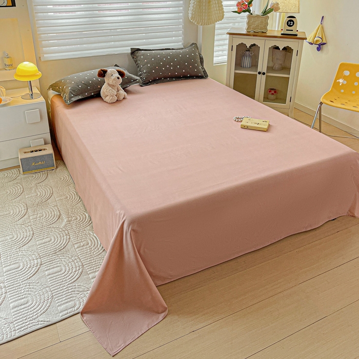 91家纺网 家纺一手货源 找家纺 布可家纺 2025新款水洗磨毛时尚印花四件套 浆果灰