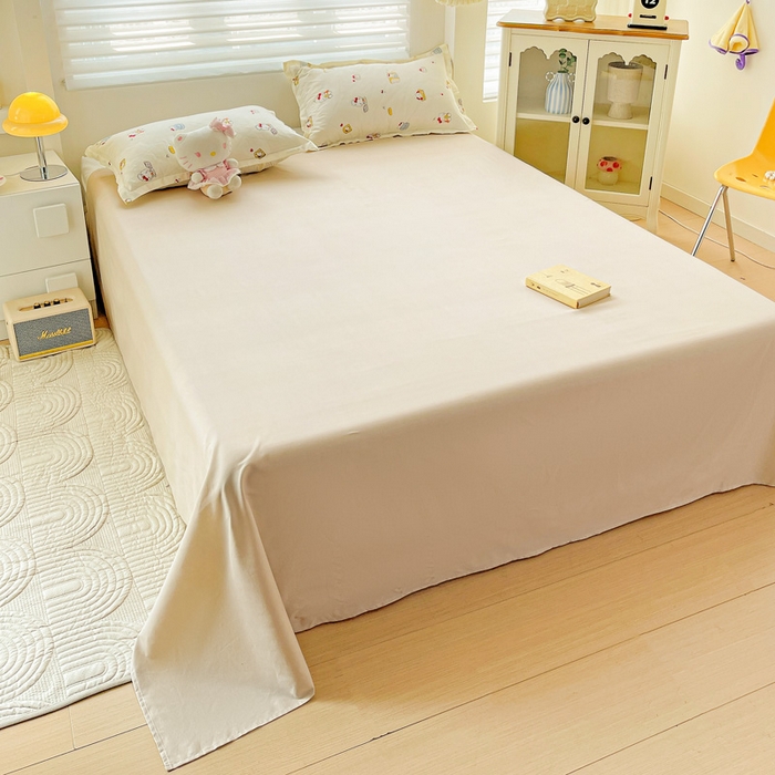 91家纺网 家纺一手货源 找家纺 布可家纺 2025新款水洗磨毛时尚印花四件套 美食KT