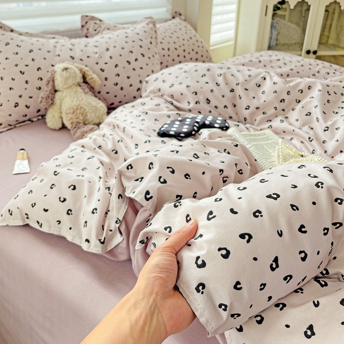 布可家纺 2025新款水洗磨毛时尚印花四件套 小时代