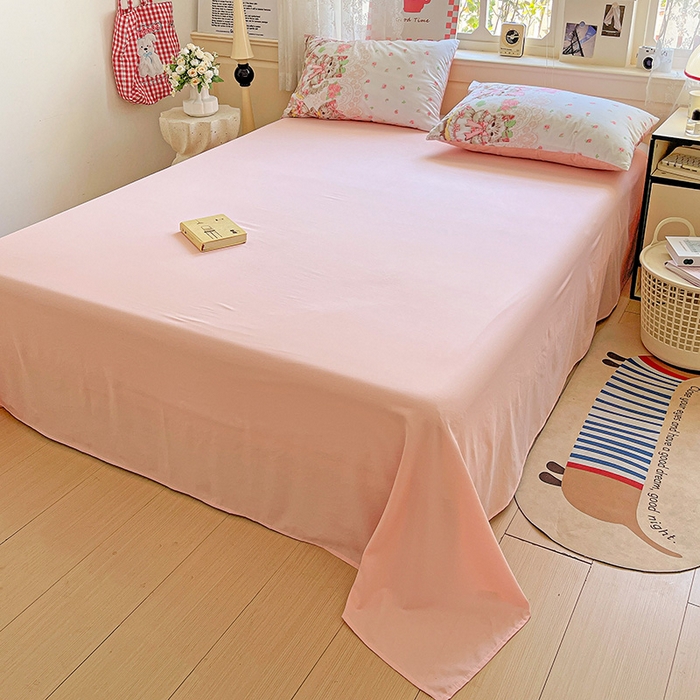 91家纺网 家纺一手货源 找家纺 布可家纺 2025新款水洗棉时尚印花四件套 小猫碎语