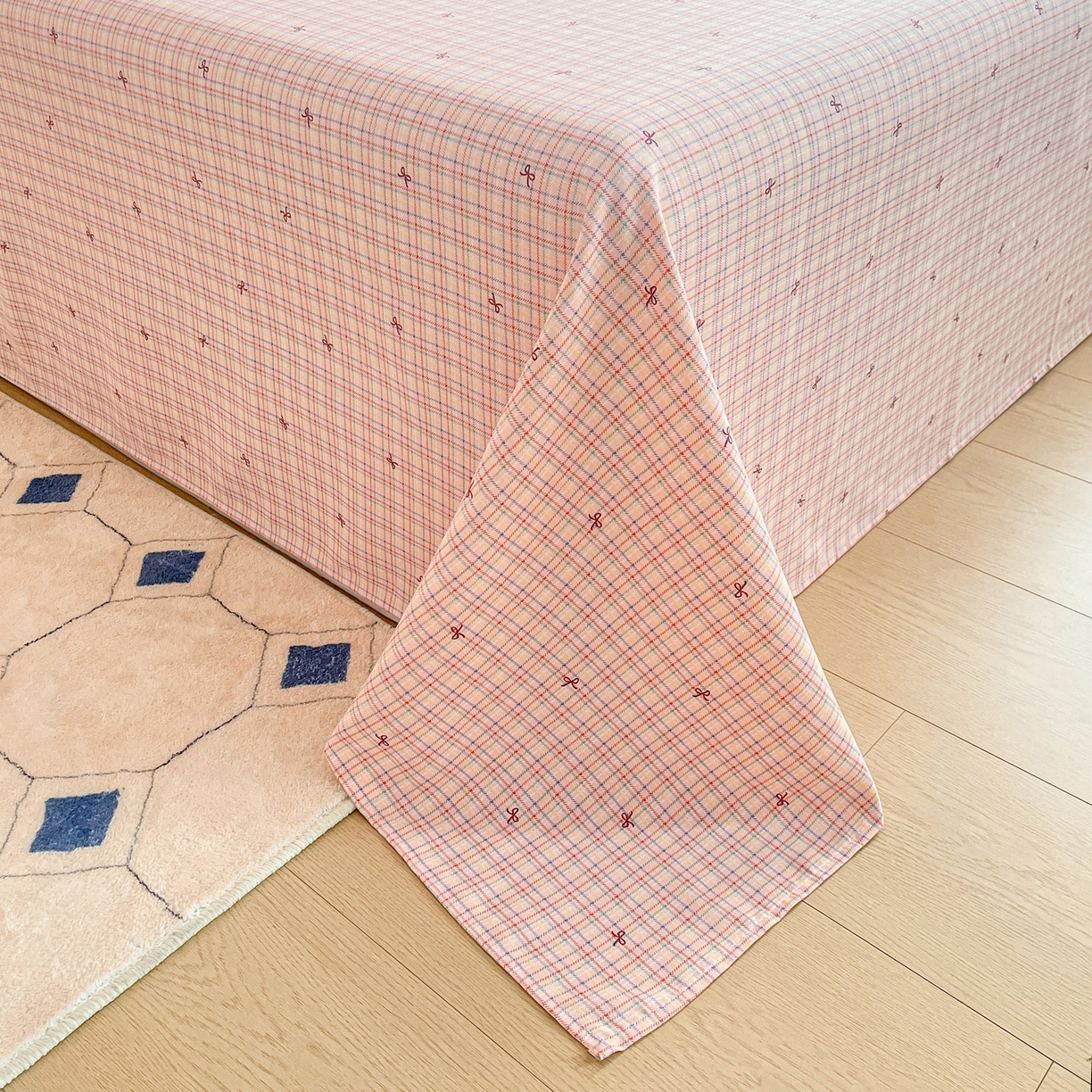 91家纺网 家纺一手货源 找家纺 首爱家纺2025新款工艺款老粗布床单(量大从优) 彩蝶