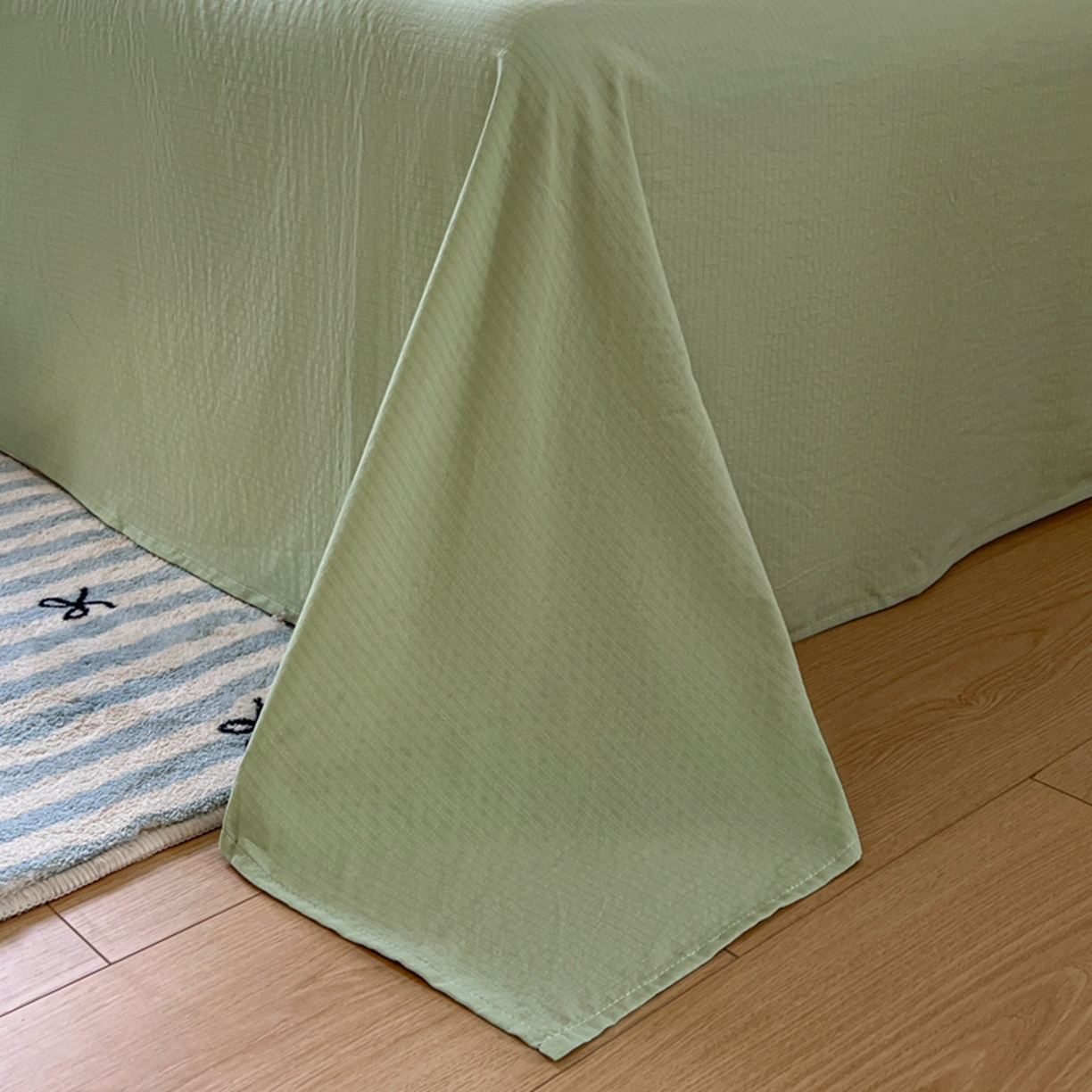 91家纺网 家纺一手货源 找家纺 妖妖家纺 2025新款云感双层纱四件套 花影集