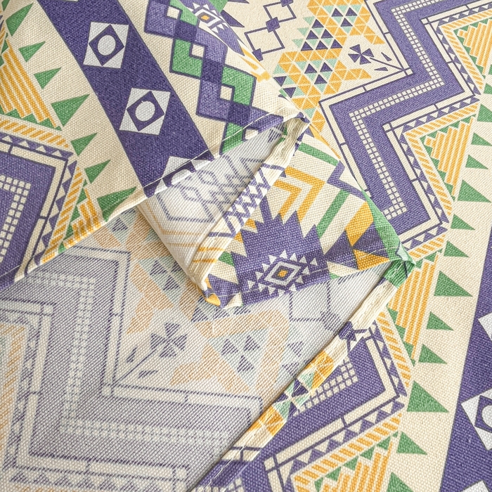 91家纺网 家纺一手货源 找家纺 首爱家纺2025新款工艺款老粗布床单(量大从优) 米蓝条