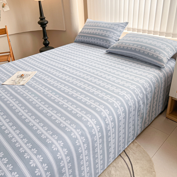 91家纺网 家纺一手货源 找家纺 棉乐町家居2025新款工艺款老粗布床单(量大从优) 小时光