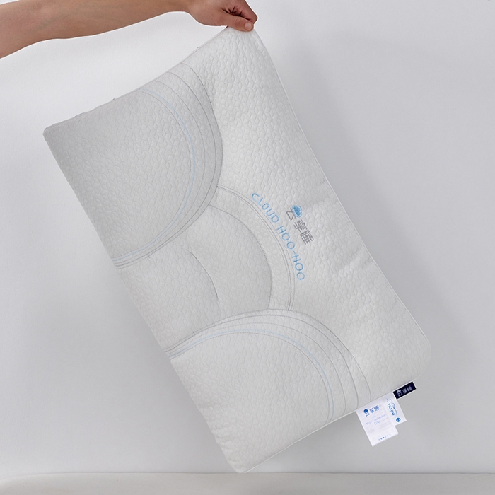 91家纺网 家纺一手货源 找家纺 （总）蝶飞舞 2025新款针织云端享睡枕头枕芯分区护颈椎助睡眠枕芯