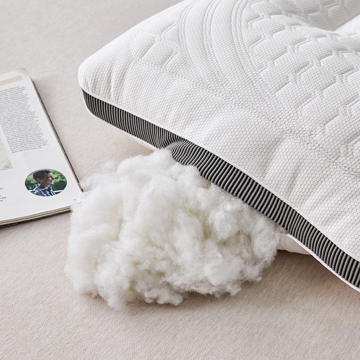 91家纺网 家纺一手货源 找家纺 （总）蝶飞舞 2025新款5D悬浮酒店护颈助眠枕头枕芯高档按摩枕