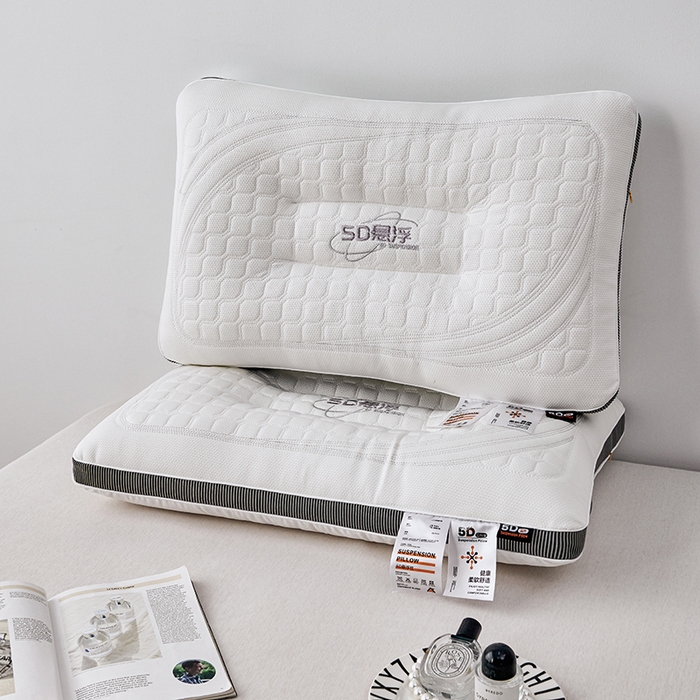 91家纺网 家纺一手货源 找家纺 （总）蝶飞舞 2025新款5D悬浮酒店护颈助眠枕头枕芯高档按摩枕